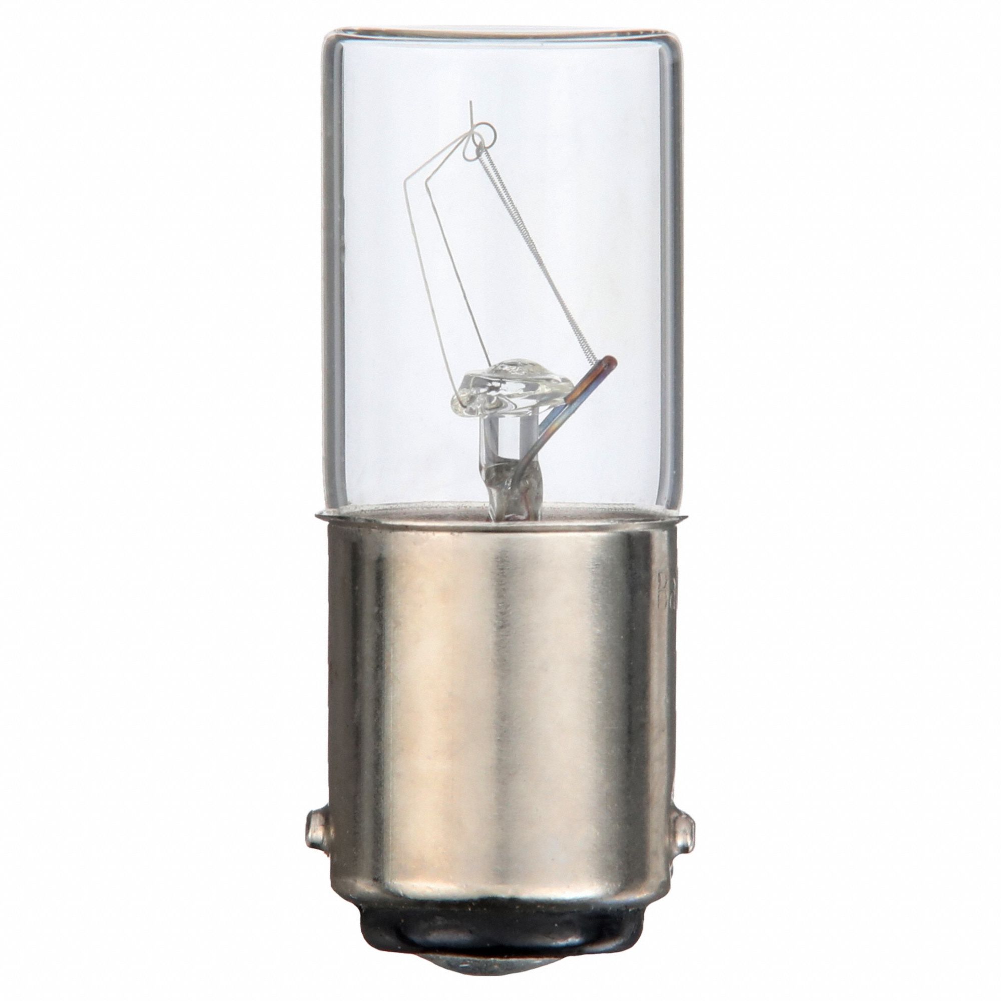 Incandescent Bulb: Incandescent, Double Contact Bayonet (BA15d), (T) Tubular, T3-1/4, 115V AC