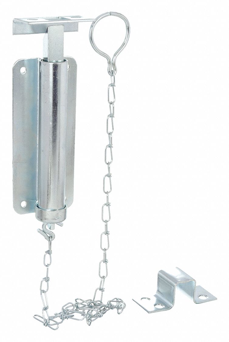 Chain Bolt, Zinc, Door Bolt 4PE124PE12 Grainger