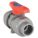 MANUAL TWO-WAY BALL VALVE: 2 IN SIZE, CPVC, STRAIGHT, SOCKET X FNPT, TWO-PIECE