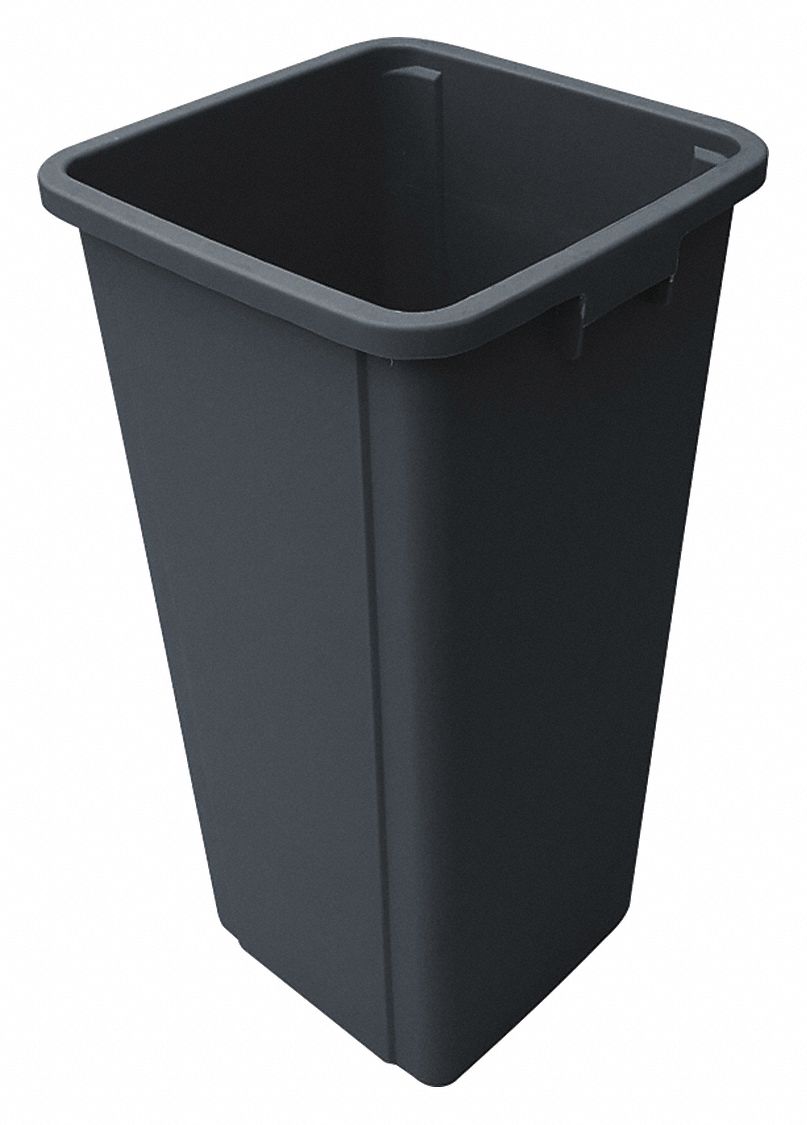 RIGID CAN LINER,25 GAL.,GRAY