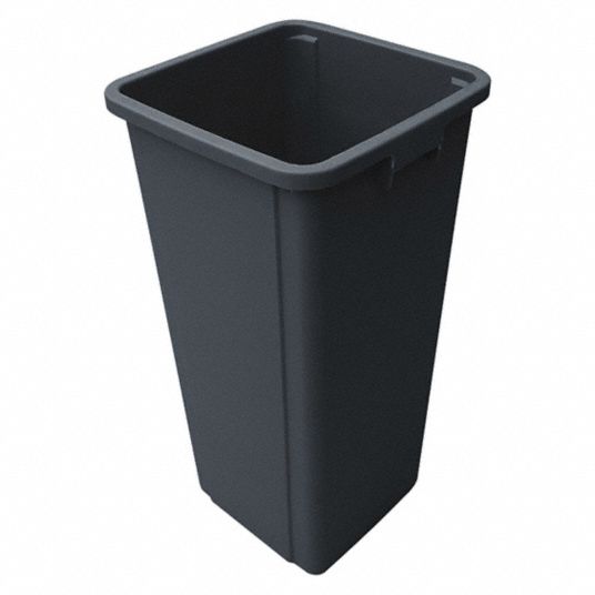 25 Gallon Square Trash Container with Liner