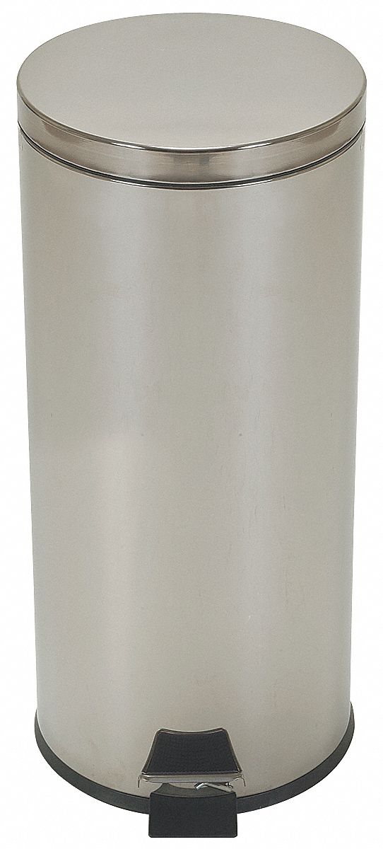 MEDICAL WASTE CONTAINER,SILVER,8 GAL.