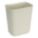 WASTEBASKET,RECTANGULAR,3-1/2 GAL.,BEIGE