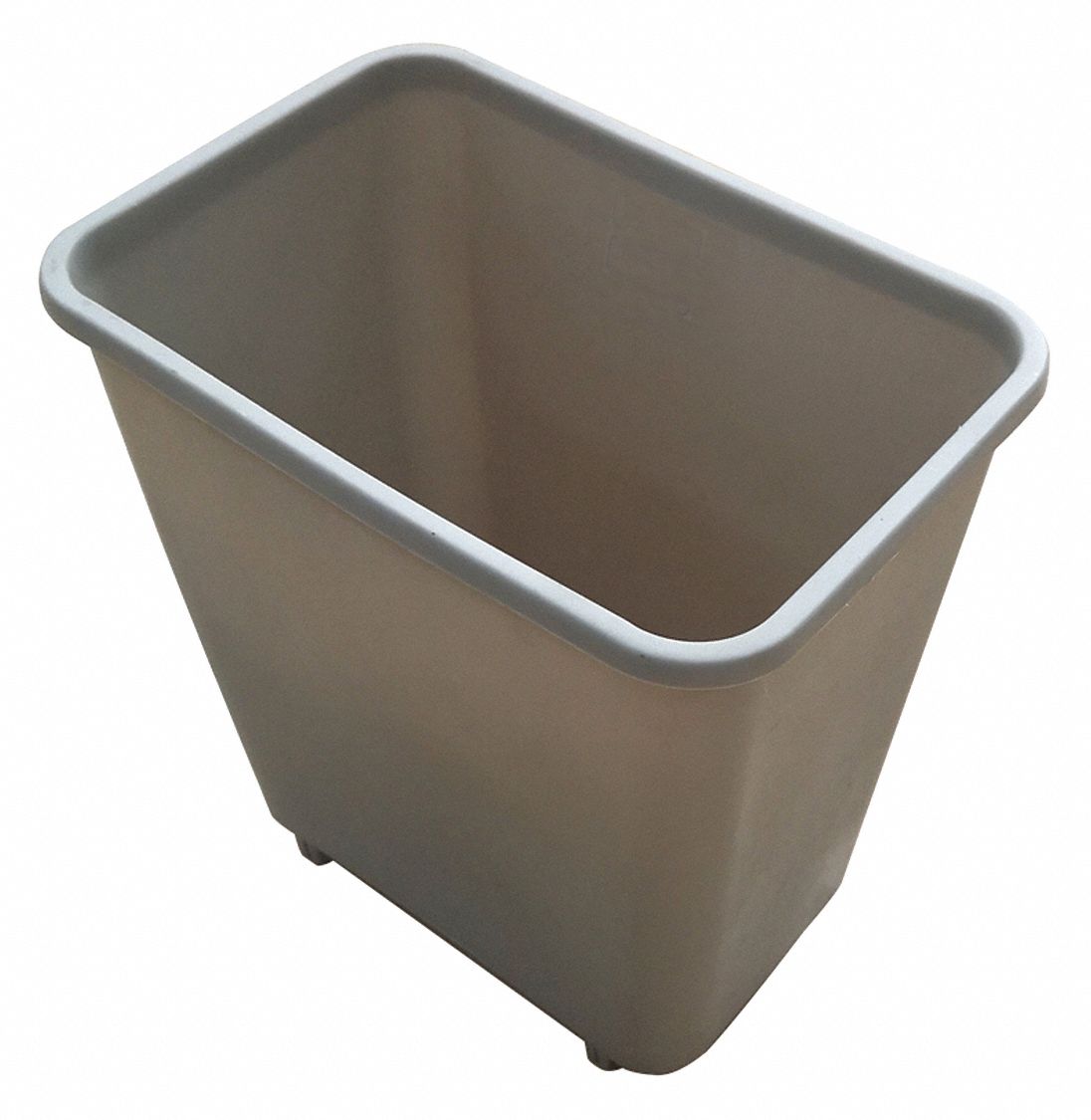 Trash Can Tan 2 gal Plastic