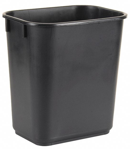 D2128 Trash Can Blk 3.5 gal Plastic