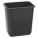 WASTEBASKET,RECTANGULAR,7 GAL.,BLACK