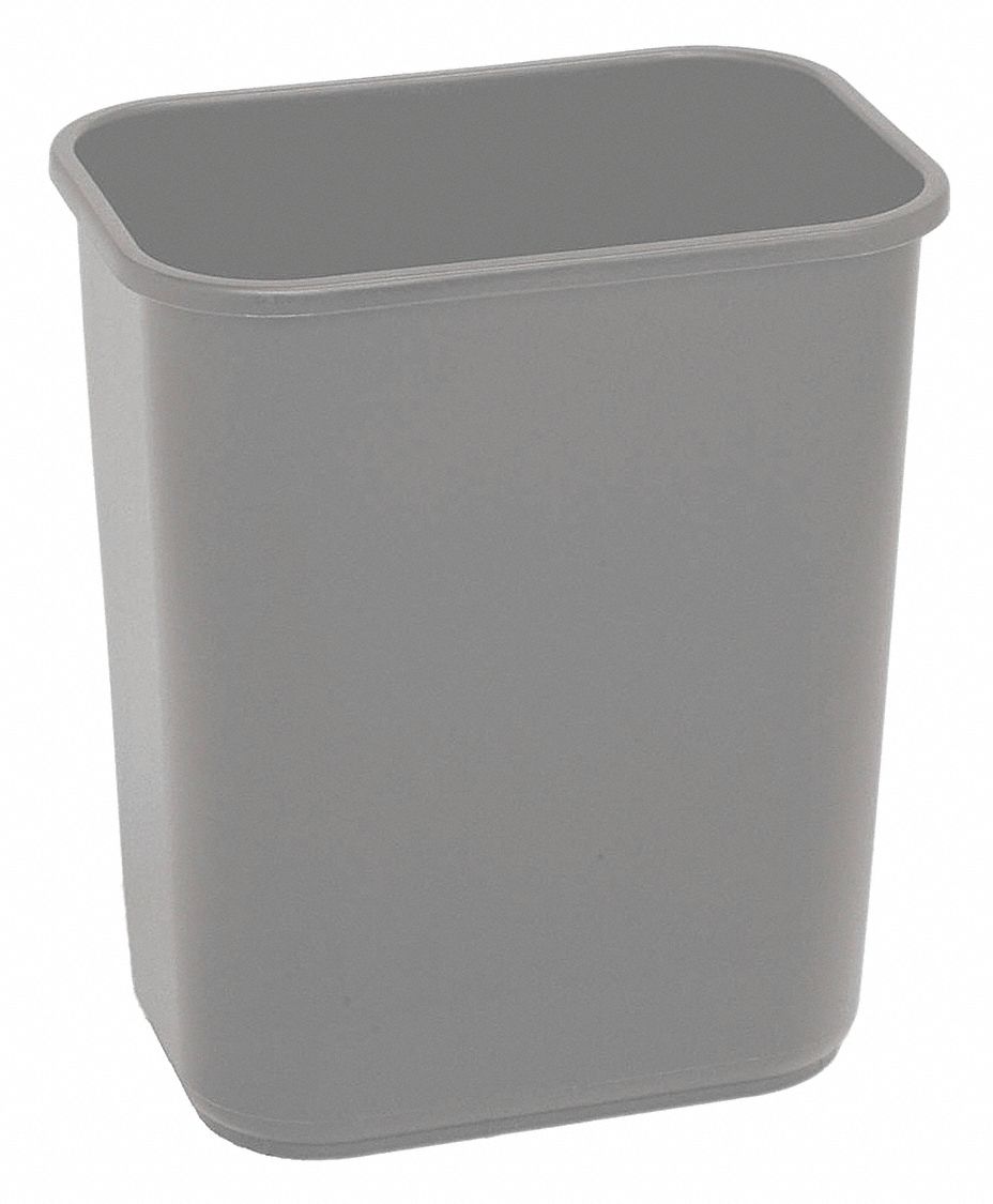 D2129 Trash Can Gry 7 gal Plastic