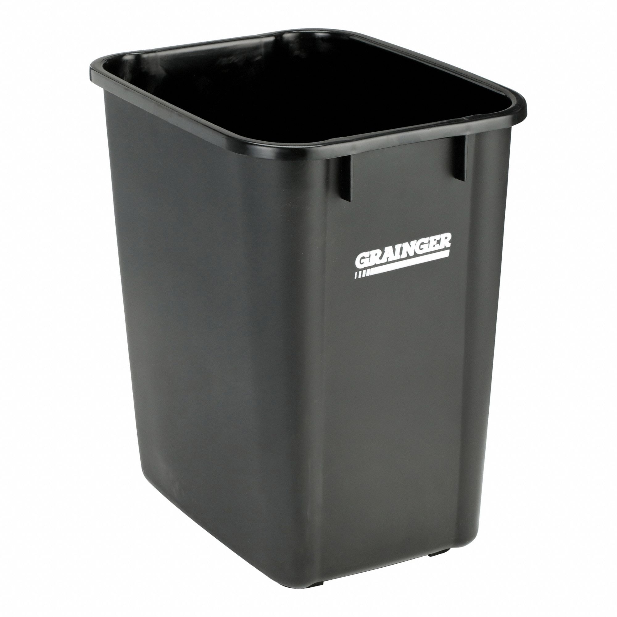 TRASH CAN,RECTANGLE,10 GAL.,BLK