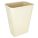 TRASH CAN,RECTANGULR,10-1/4 GAL.,BEIGE