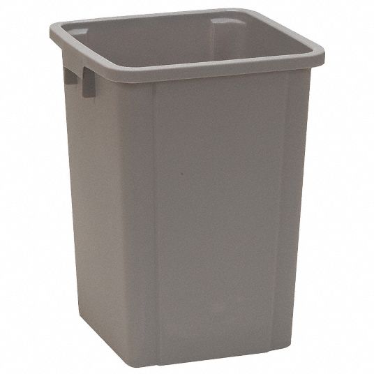 Lavex 21 Gallon Blue Corner Round Trash Can