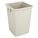 TRASH CAN,SQUARE,16 GAL.,BEIGE
