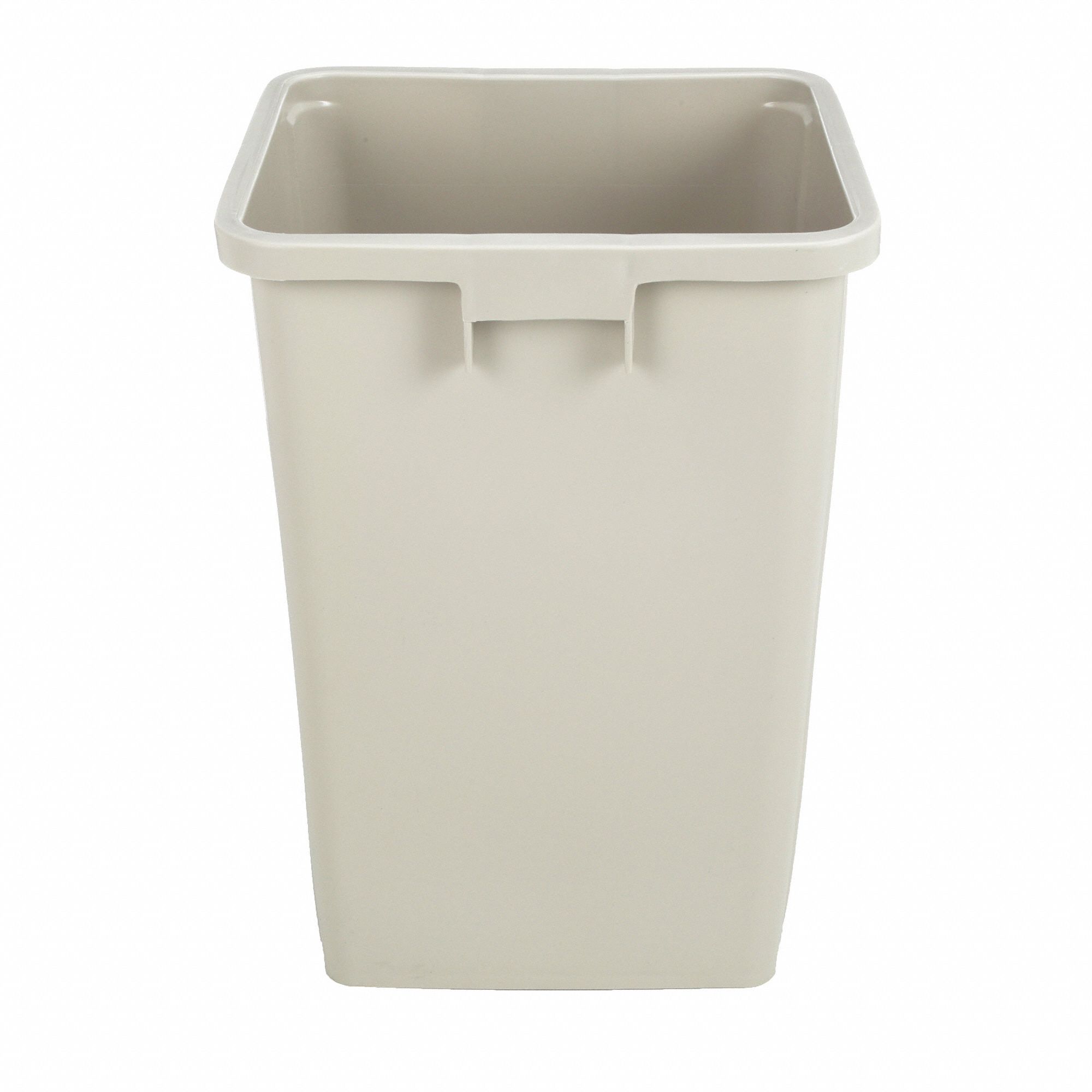 Tough Guy 22 gal. Plastic Round Trash Can, Gray 4PGR7