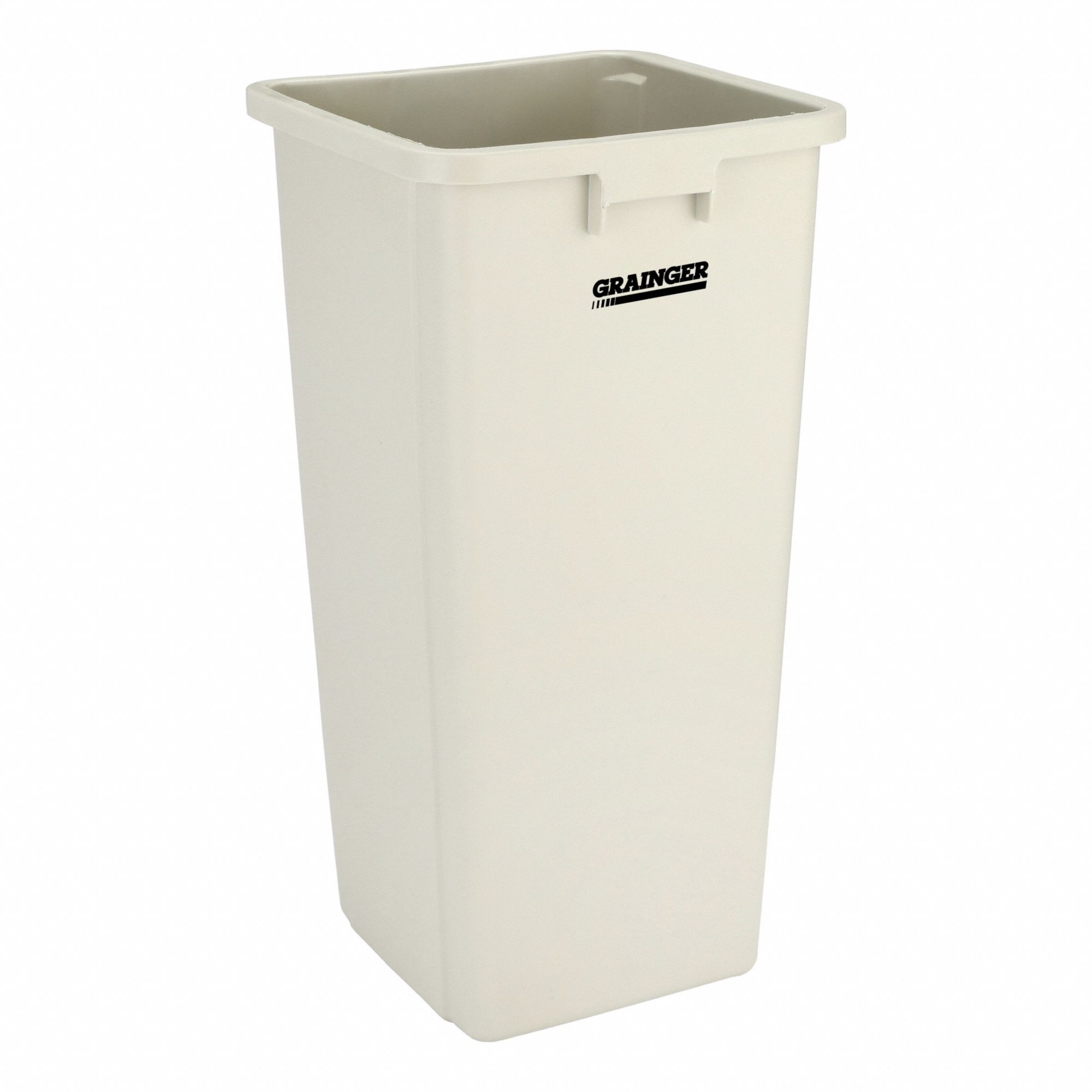 TRASH CAN LINER,SQUARE,23 GAL.,BEIGE