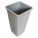 SQUARE CONTAINER,GRAY,23 GAL