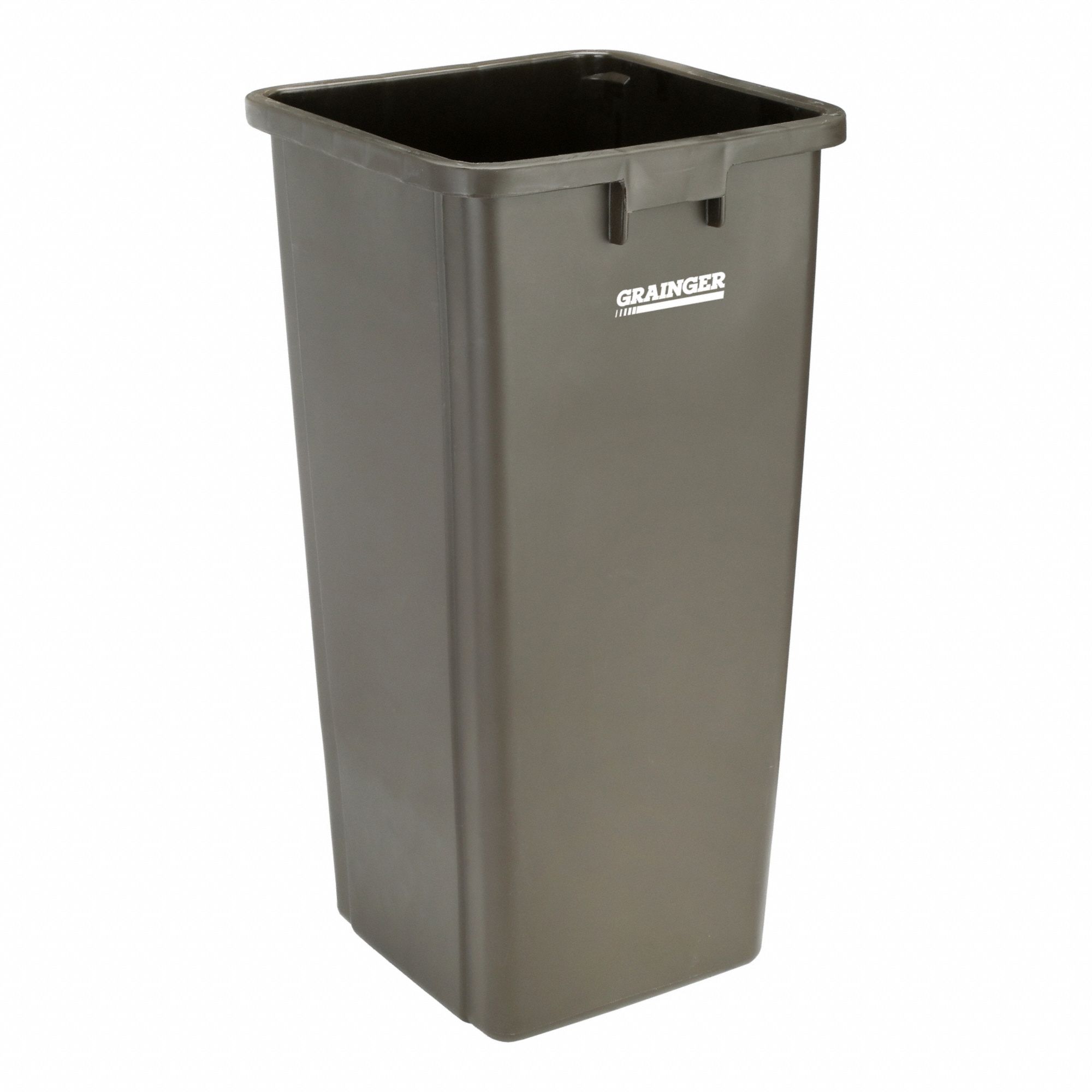 TRASH CAN LINER,SQUARE,23 GAL.,BROWN
