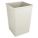 TRASH CAN,SQUARE,35 GAL.,BEIGE
