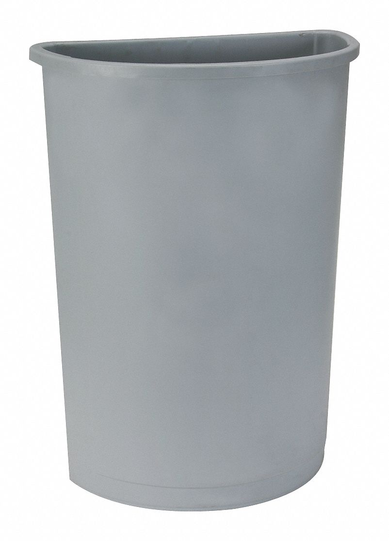 Trash Can Gry 21 gal Plastic