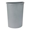 Half-Round Plastic Trash Cans image
