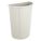TRASH CAN,HALF ROUND,21 GAL.,BEIGE