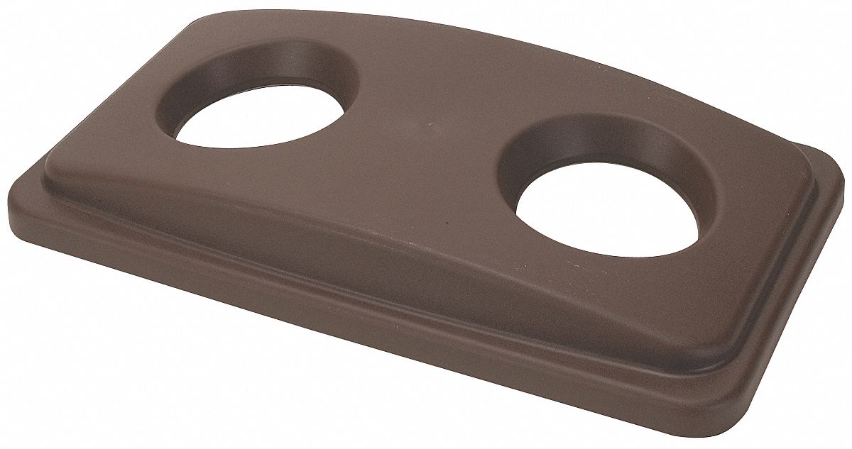 RECYCLING TOP,PLASTIC,BROWN