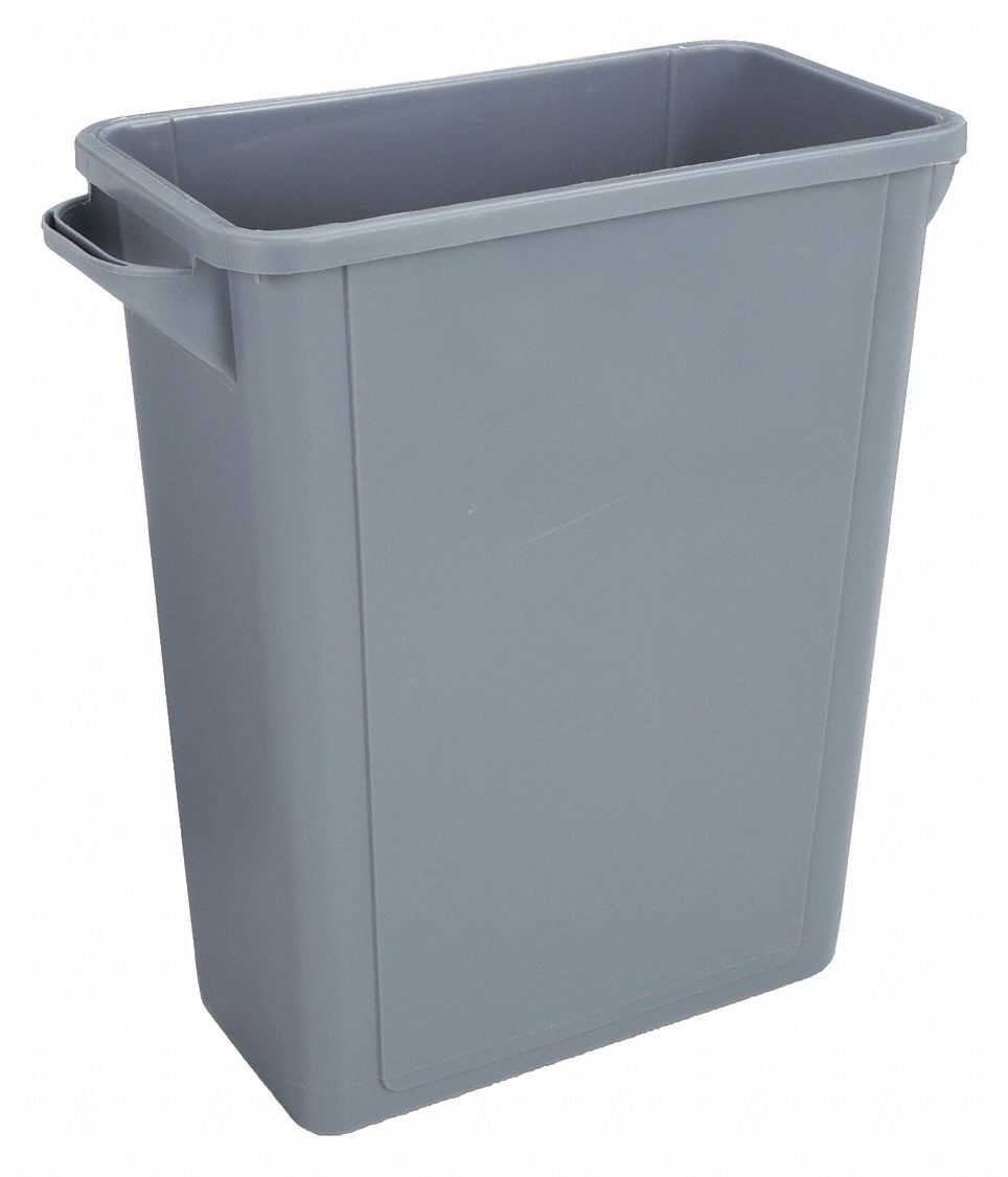 RECTANGULAR CONTAINER 15 7/8 G GRAY