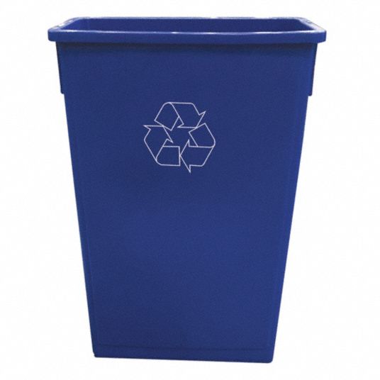 30GAL BLUE RECYCLING TRASH BAG 8CT-24