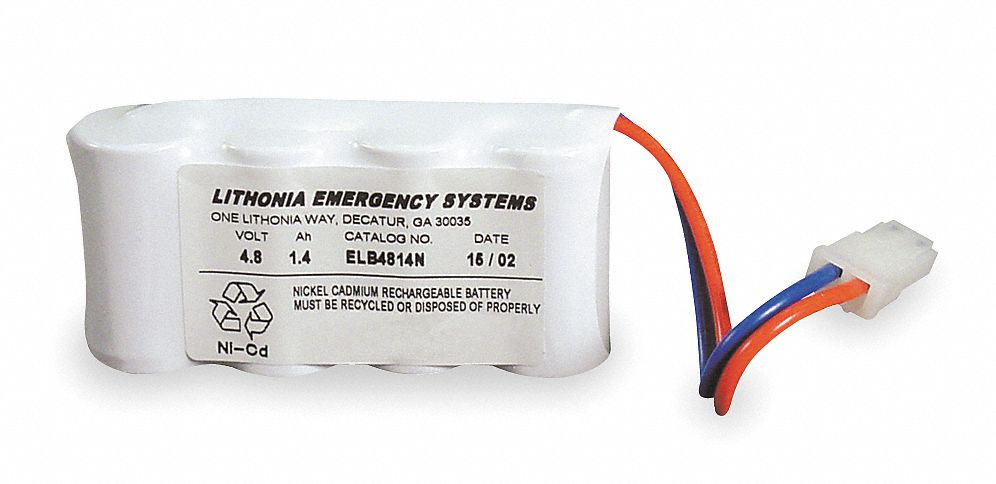 Battery 4.8V 72hr 3 11/16in Slip-On