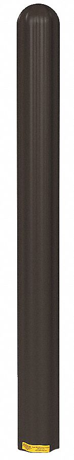 BOLLARD COVER,6 IN DIA.,56 IN H,BLACK