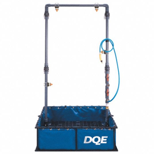 DQE, 1 Stations, 4 Spray Heads, Decontamination Shower - 4PHU6|HMK3101A ...