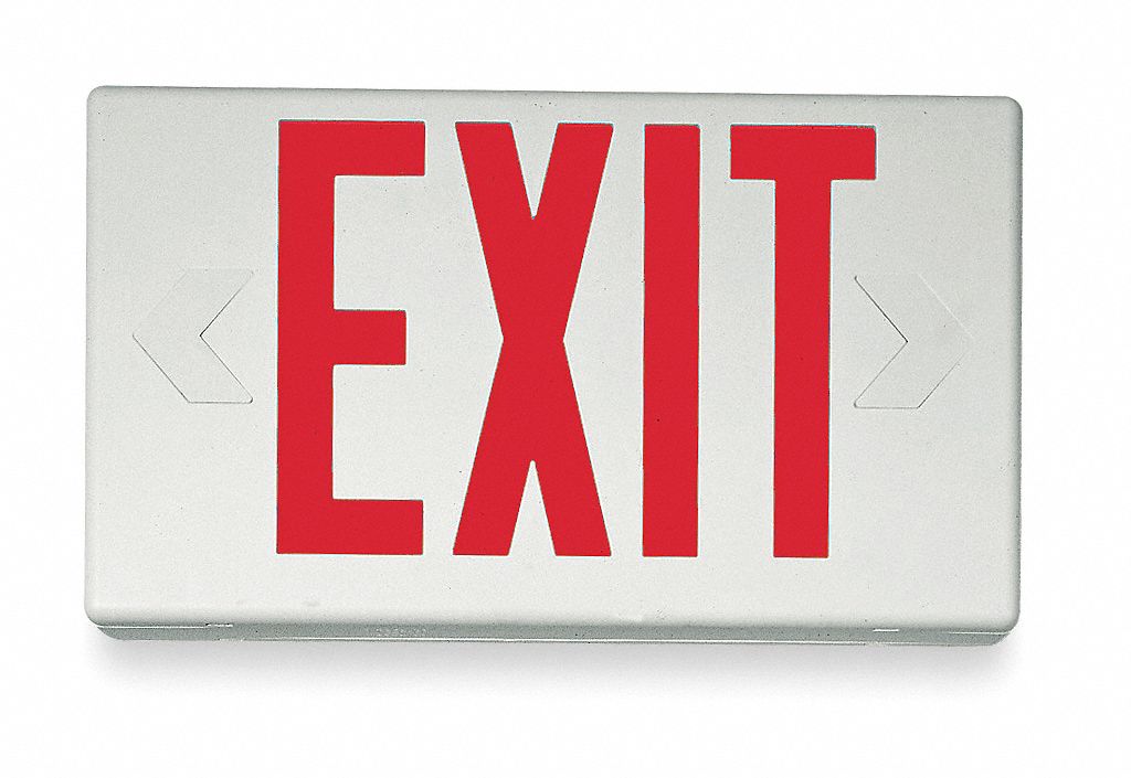 Emergency Exit Sign Grainger