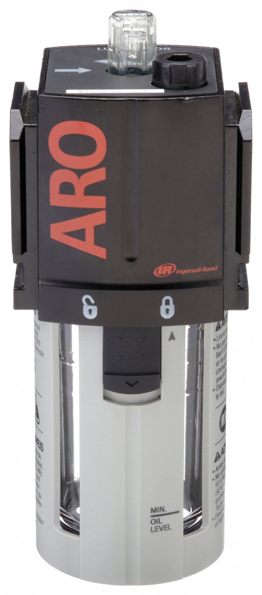 Compressed Air Lubricator: Mist, 3/4 in NPT, 222 cfm, 150 psi Max Op Pressure, 125°F Max Op Temp