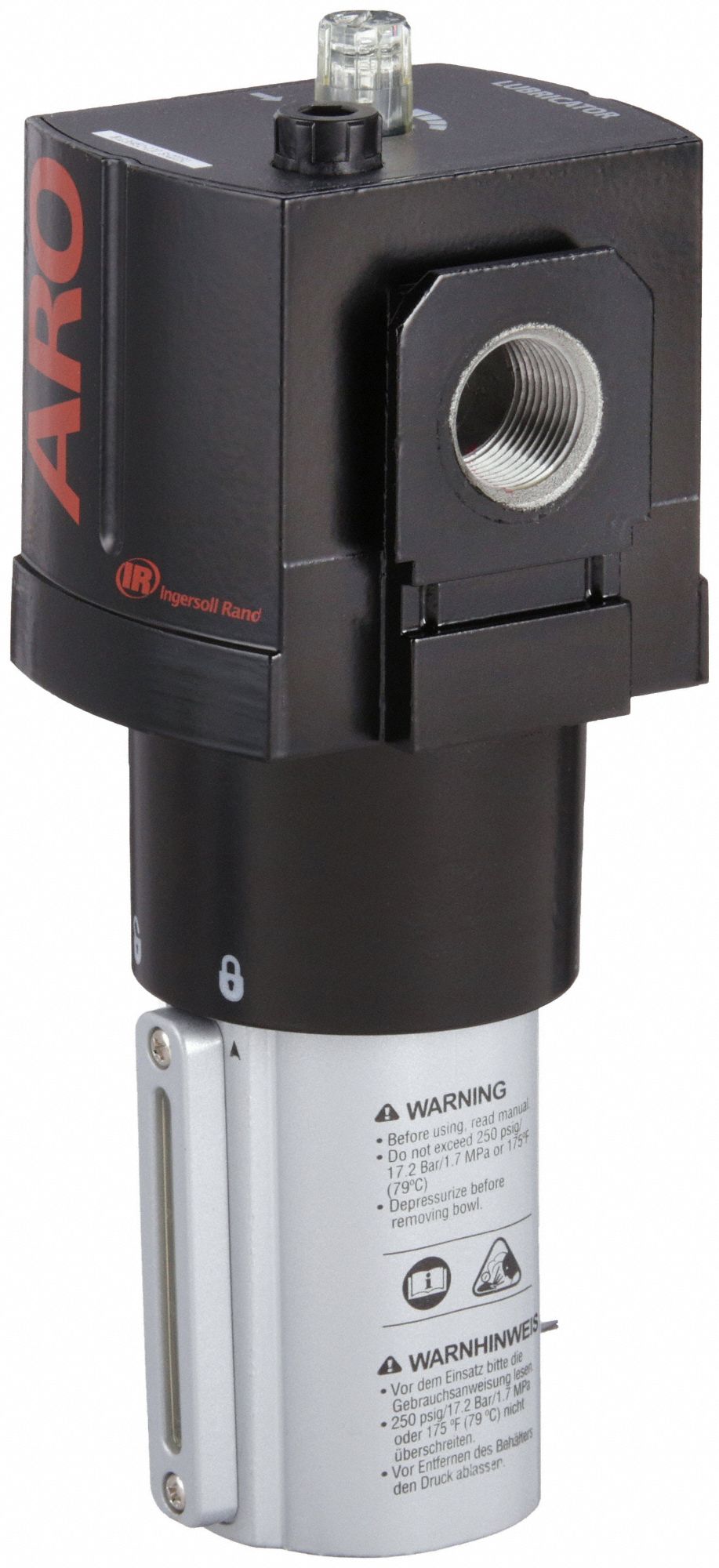 ARO Compressed Air Lubricator Mist, 3/4 in NPT, 330 cfm, 250 psi Max