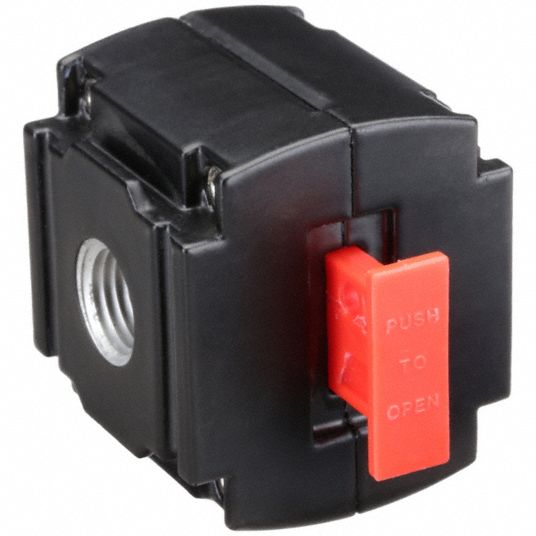 ARO, 1/4 in NPT, 1/4 in NPT Outlet Size, Air Line Lockout Valve 4PJU2