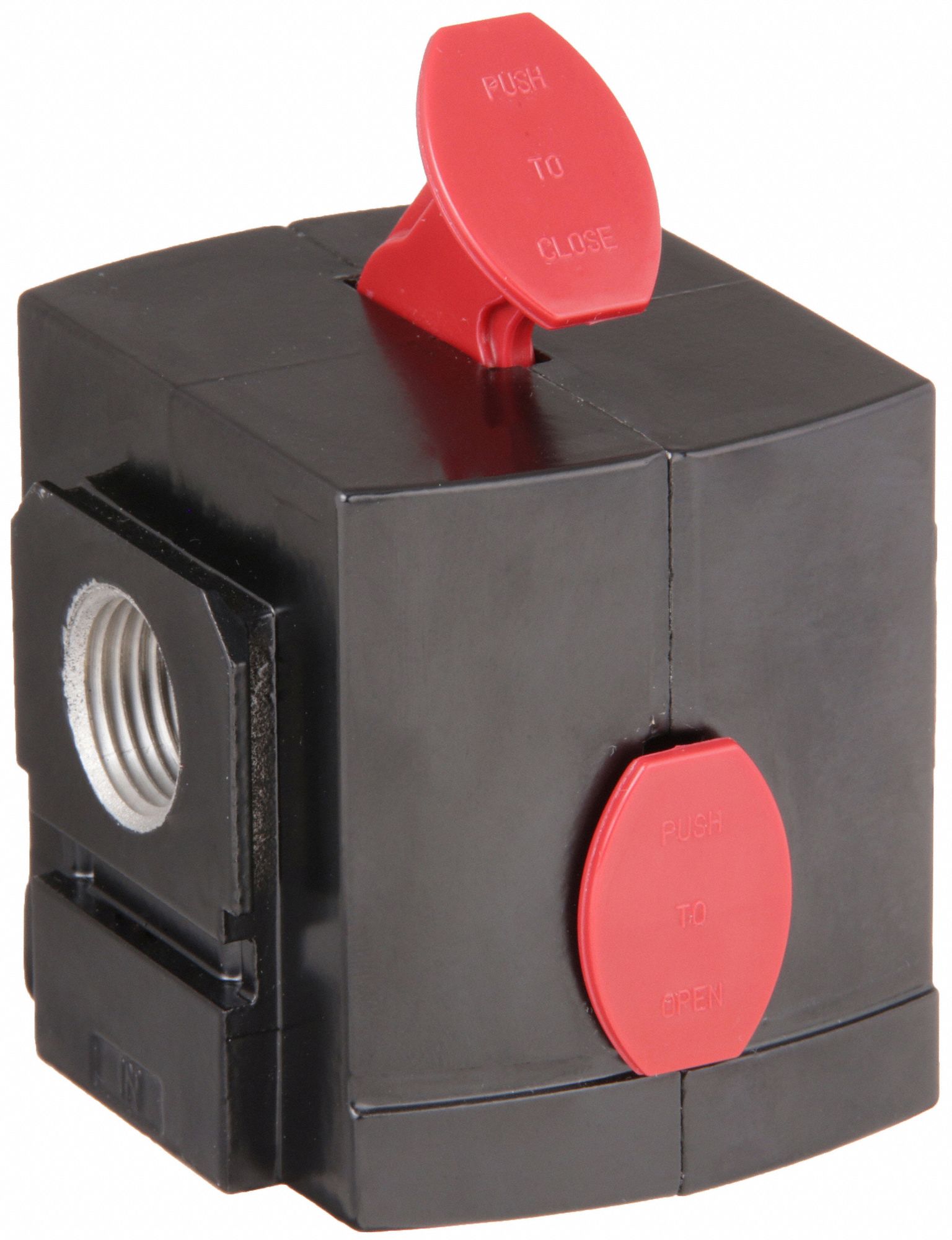 AIR LINE LOCKOUT VALVE, 1/2 IN NPT OUTLET SIZE, 250 PSI MAXIMUM OPERATING PRESSURE, 2000