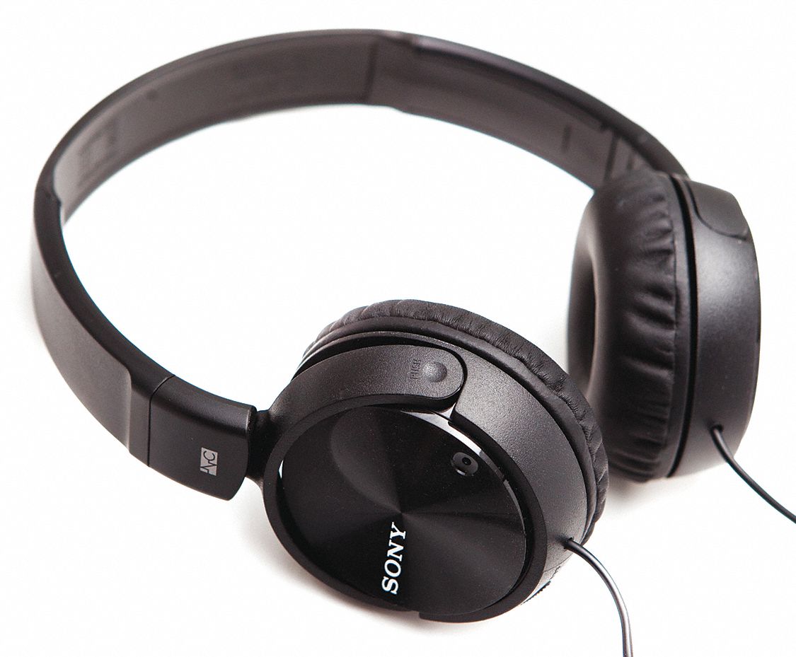 Headphones with Ear Defenders: 4PJV6, 8 Levels of Amplification