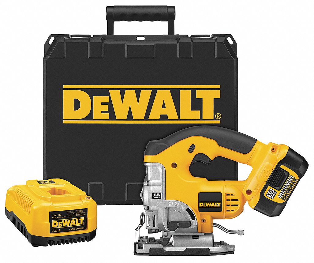 Factura Sastre Cinemática DEWALT Kit de Sierra Caladora Inalámbrica, Voltaje 18.0, Batería Incluida,  Tipo de Mango D - Sierras Caladoras Inalámbricas - 4PKU1 | DCS330L -  Grainger México