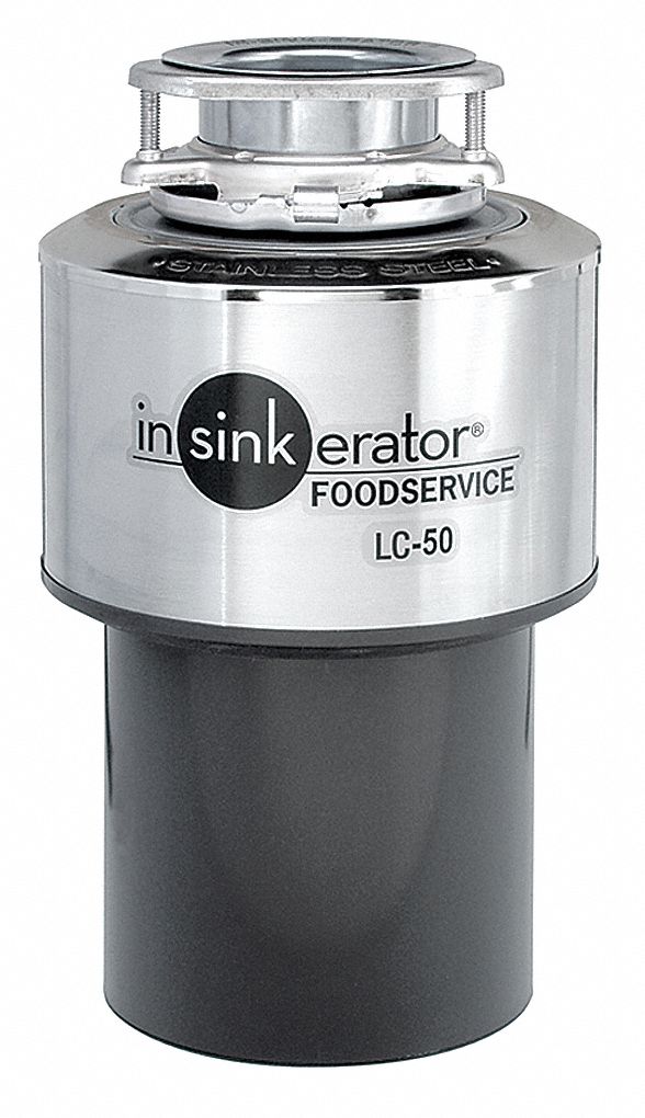 Garbage Disposal 1 2 Hp 50 Oz Grinding Chamber Capacity 115 120 Voltage 1 1 2 Connection Drain