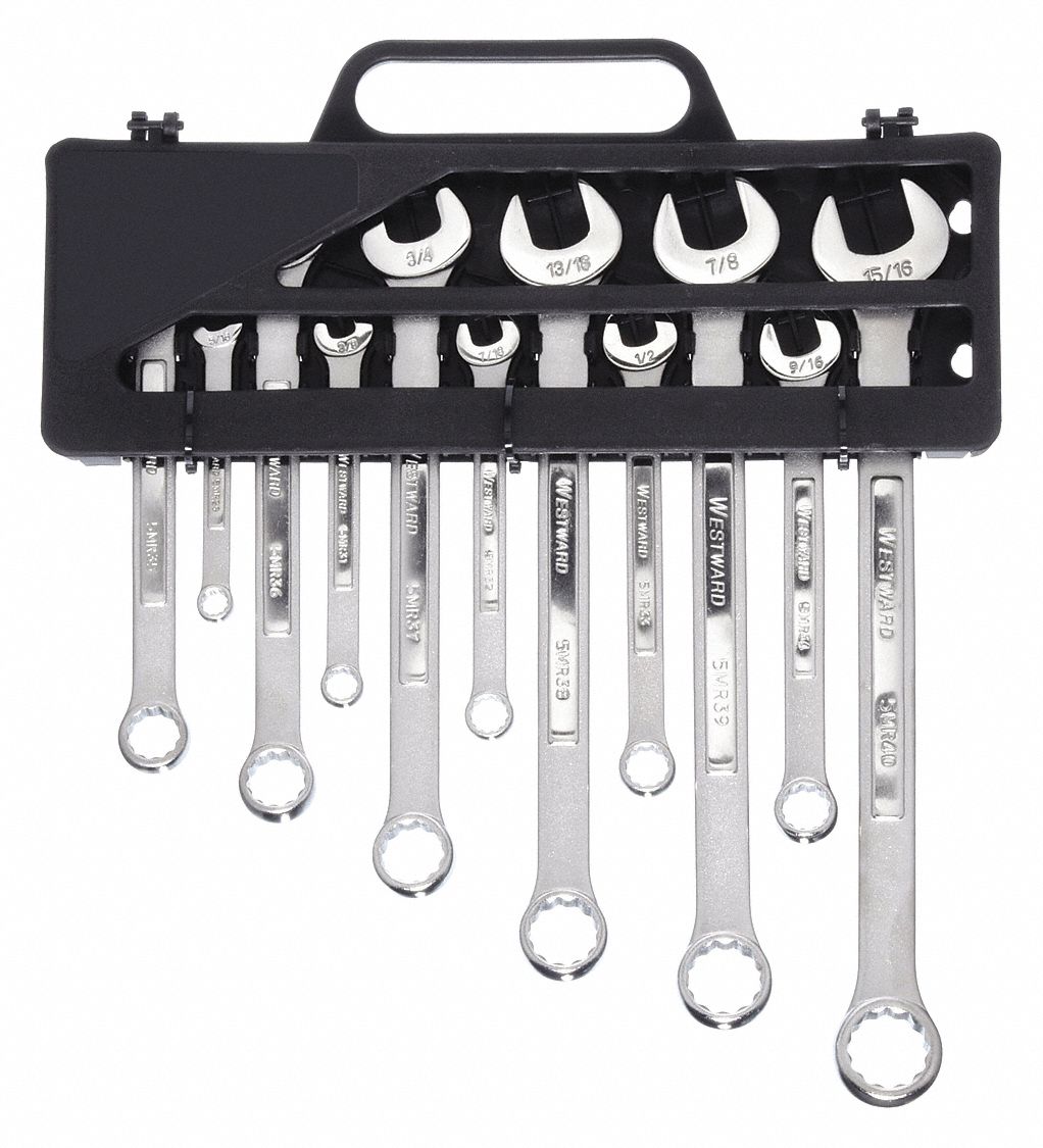 ENS CLE MIXT,SATIN,5/16-15/16,11PC