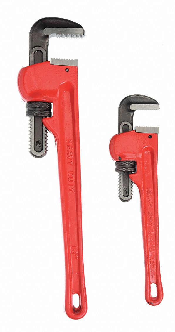 WESTWARD, Cast Iron, 2 in_2 1/2 in Jaw Capacity, Pipe Wrench