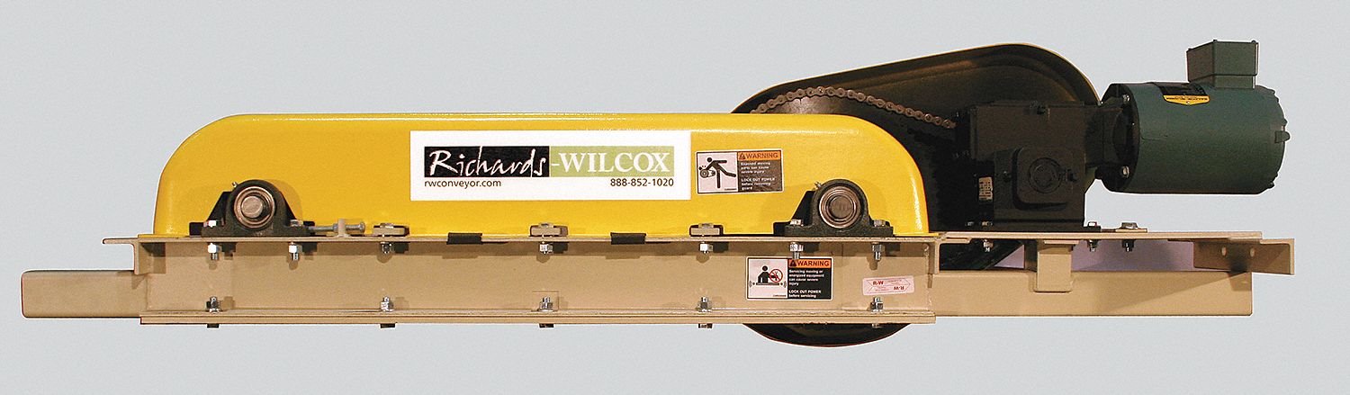 Drive Unit: and Extra Clutch Disks/Safety Guard Covers, Steel, 750 lb Max Load Capacity, 1 Pack Qty