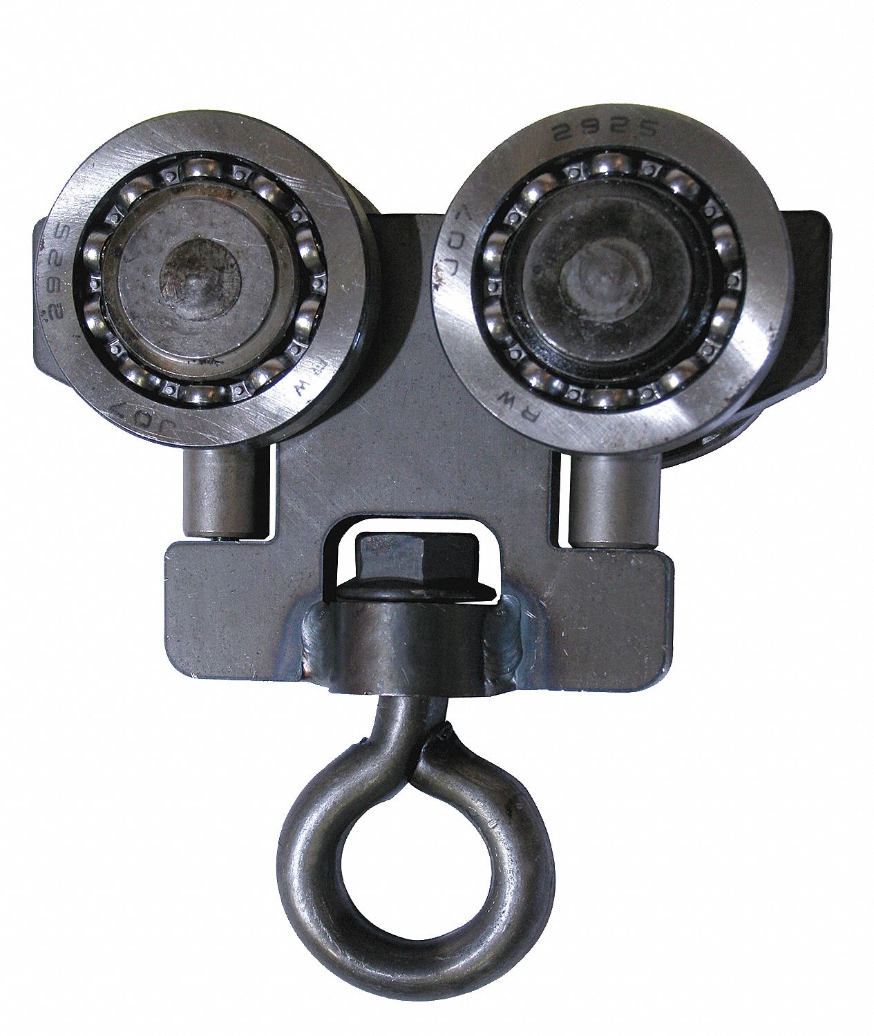 Manual-Push Carrier: Track and Curves on Manual Push Conveyor, Steel, 250 lb Max Load Capacity