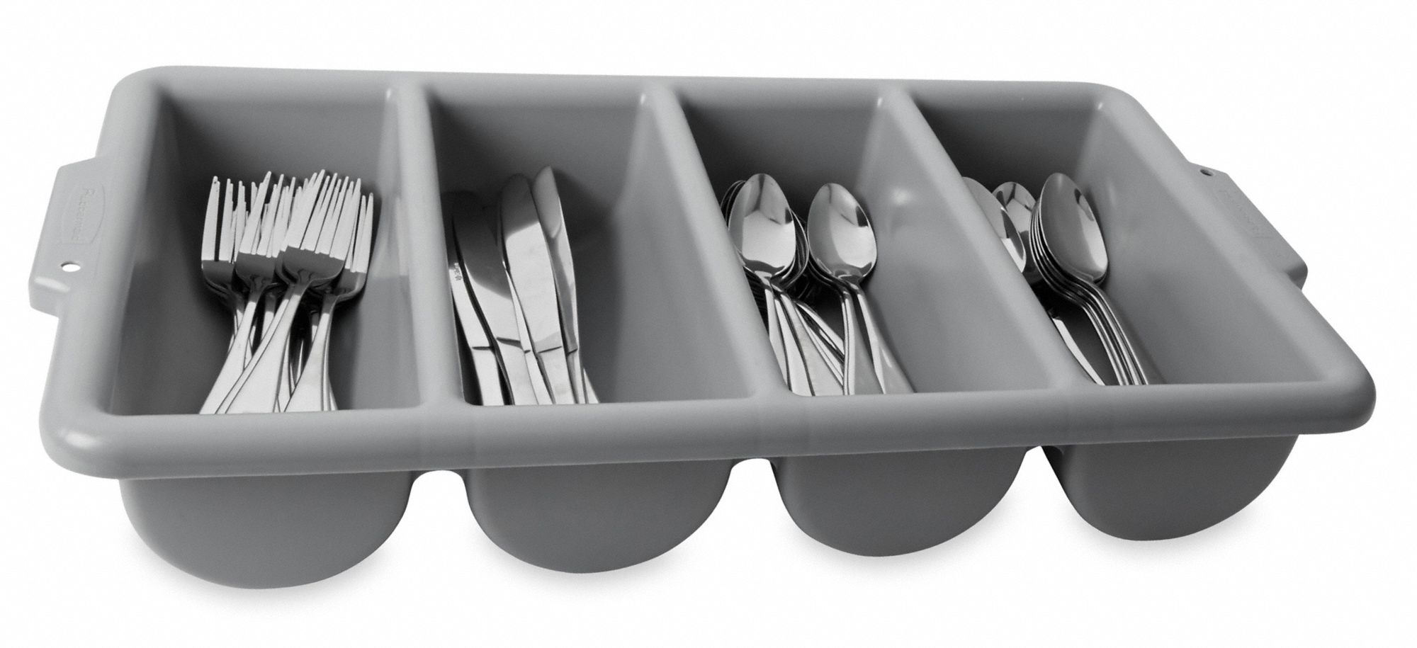 RUBBERMAID COMMERCIAL PRODUCTS Cutlery Bin, 4 Compartment - 4PLU4