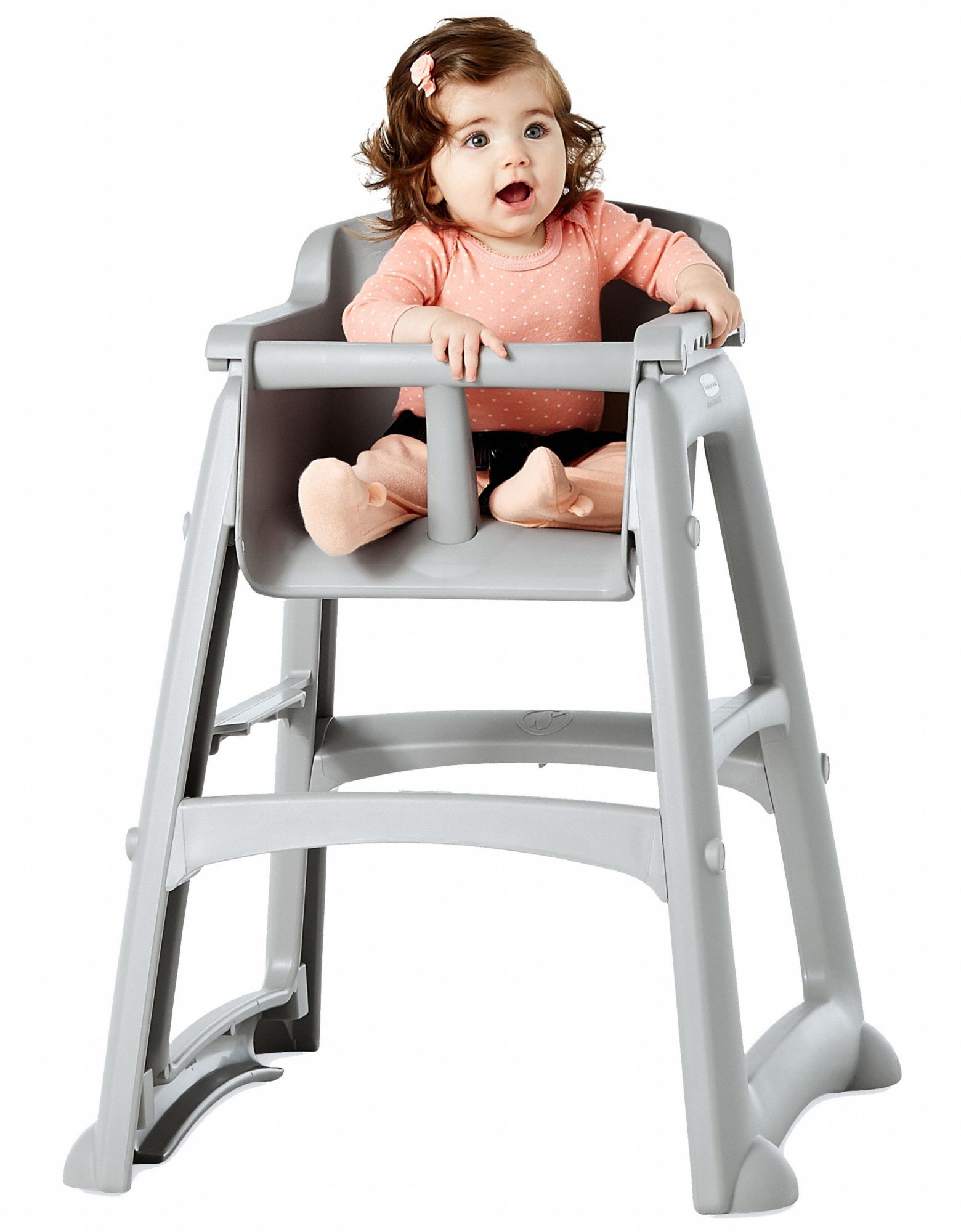 RUBBERMAID COMMERCIAL PRODUCTS Youth High Chair, 23 1/2 in Width (In