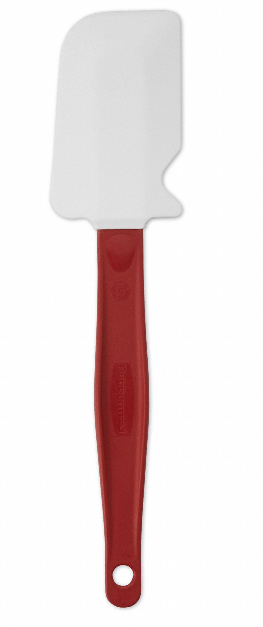 RUBBERMAID COMMERCIAL PRODUCTS 9 1/2 in Food Scraper, Red/White 4PLZ3