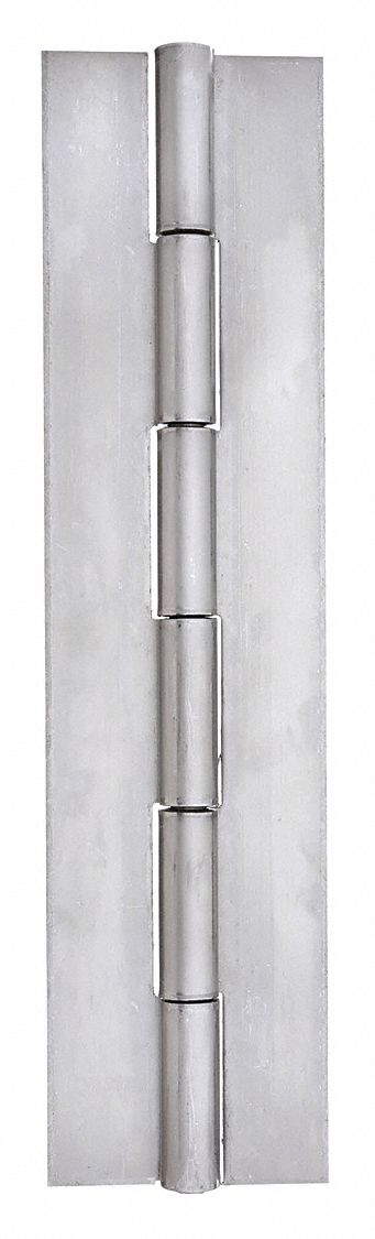 MARLBORO, Stainless Steel, 24 in Door Leaf Ht, Continuous Hinge - 4PNP1 ...