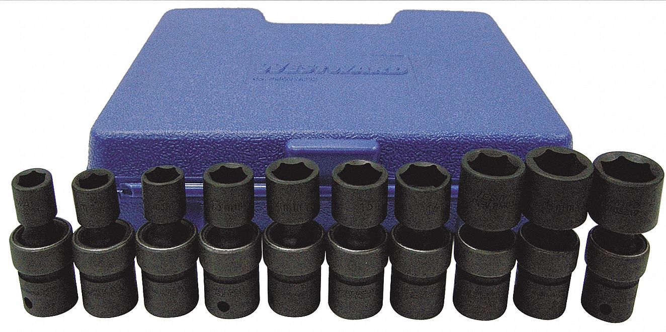 4PRC2 - Flex Impact Socket Set 3/8 in Dr 10 pcs