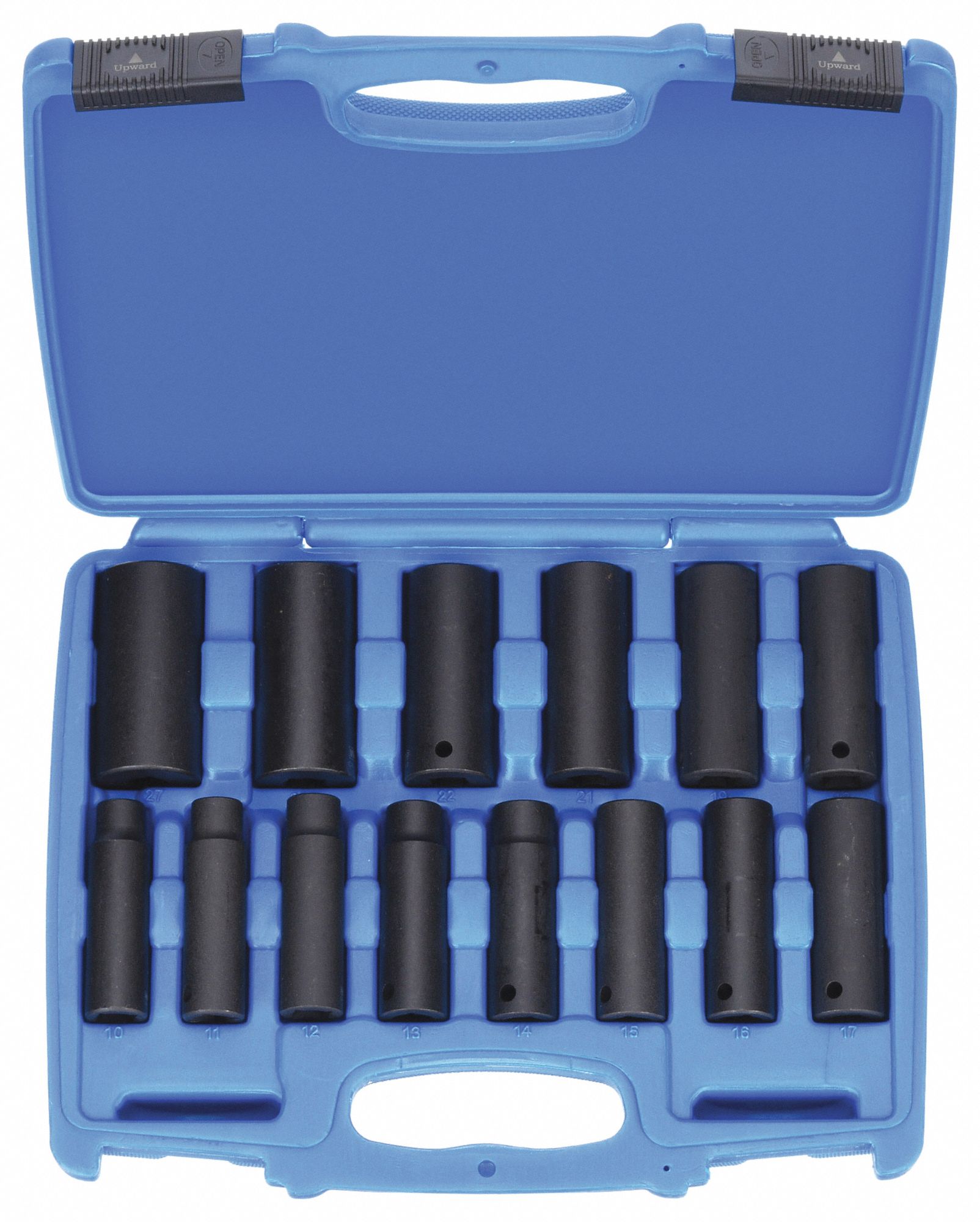 30-PC. 1/2 Drive Metric Impact Socket Set - 6-PT. - E041641