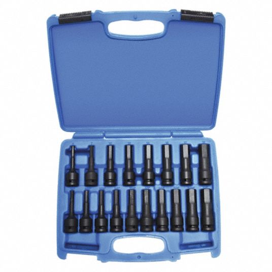 MAXIMUM 1/2-in Drive Hex Bit Socket Set, 18-pc