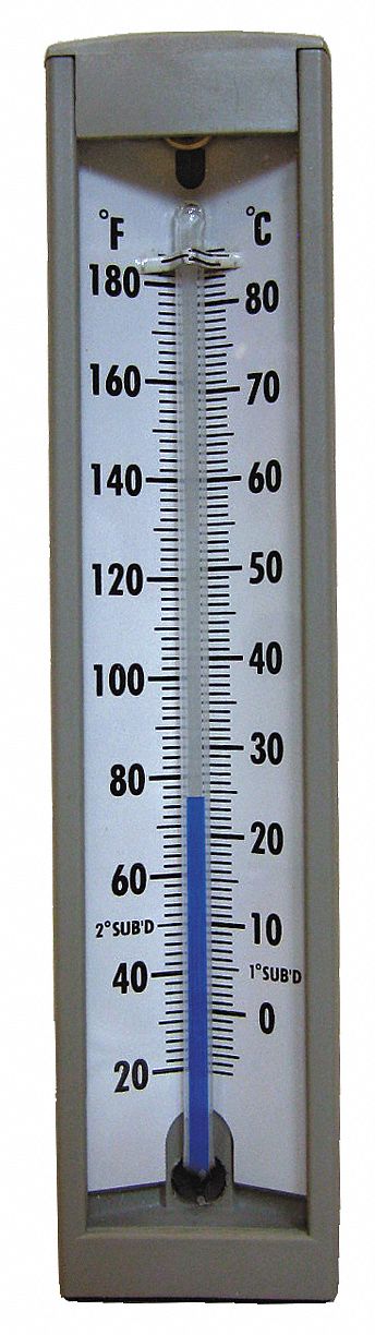4PRU4 - Compact Thermometer -40 to 110 F Back