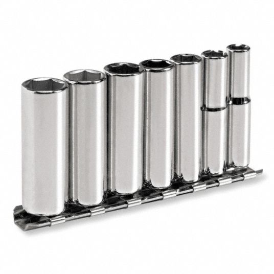 Socket Set, Drive Size 1/4 in - Grainger